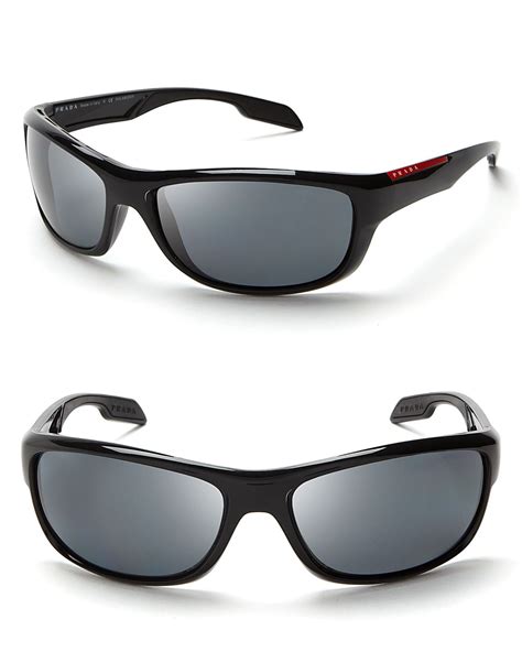 men's prada wrap around sunglasses|prada rectangle acetate sunglasses.